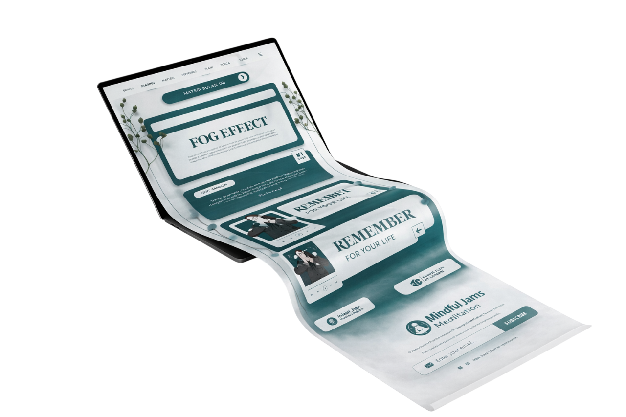 Landing page showcase